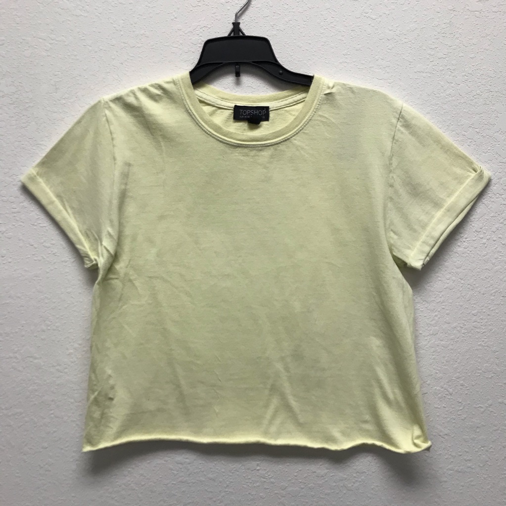 Topshop Cropped Basic Tee